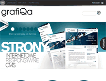 Tablet Screenshot of grafiqa.pl